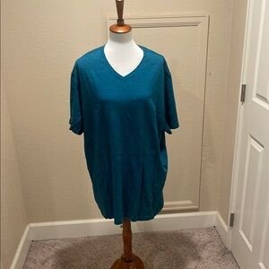 George Blue V-Neck Short Sleeve T-Shirt